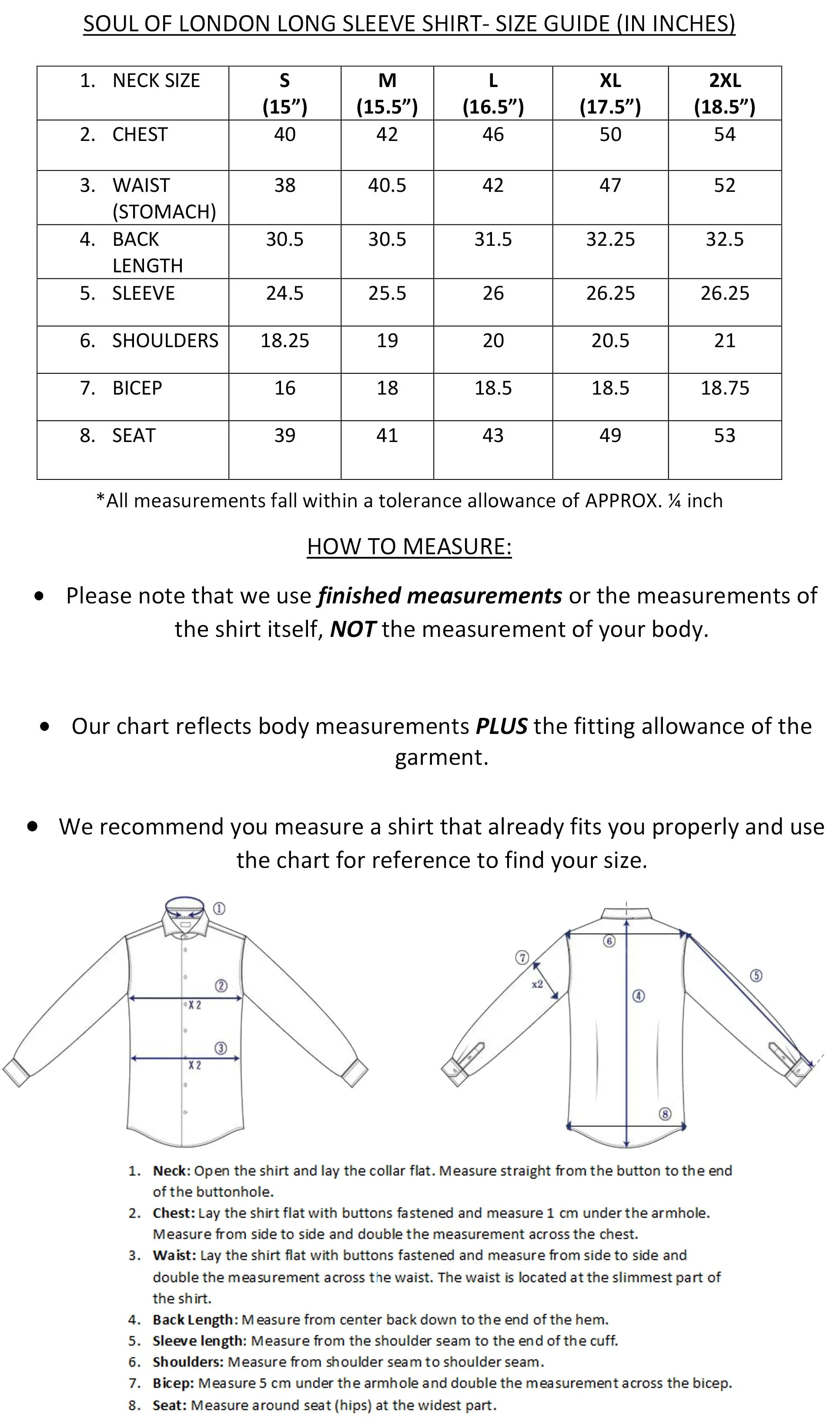 SOUL OF LONDON SPORT SHIRT sold by Esco Clothiers product image thumbnail 3