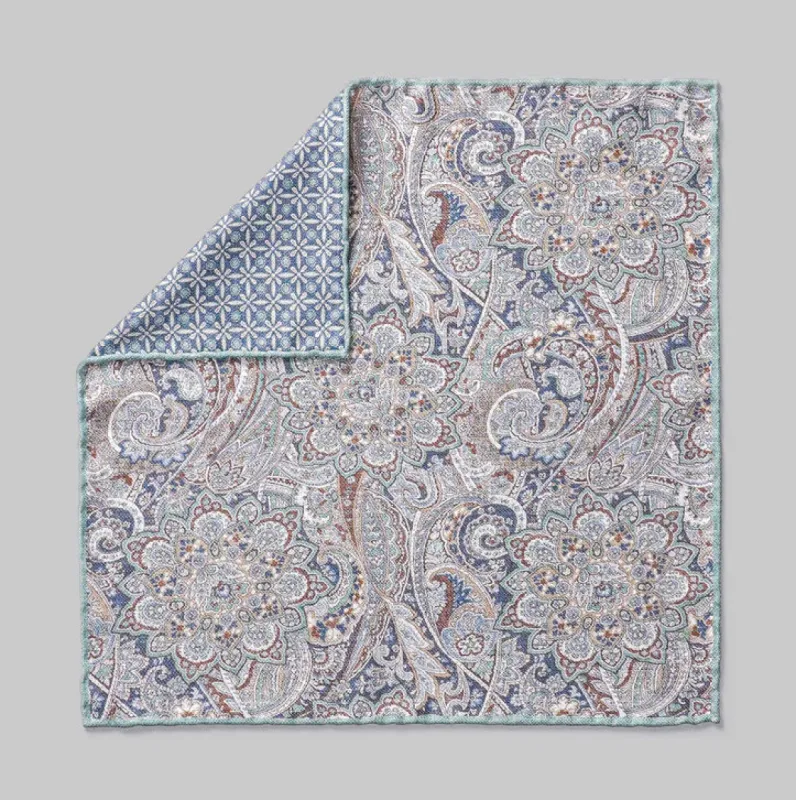 JACK VICTOR SILK POCKET SQUARE sold by Esco Clothiers