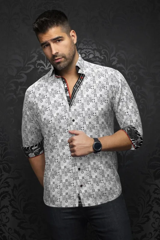 AU NOIR SHIRT- SOLLOZO sold by Esco Clothiers
