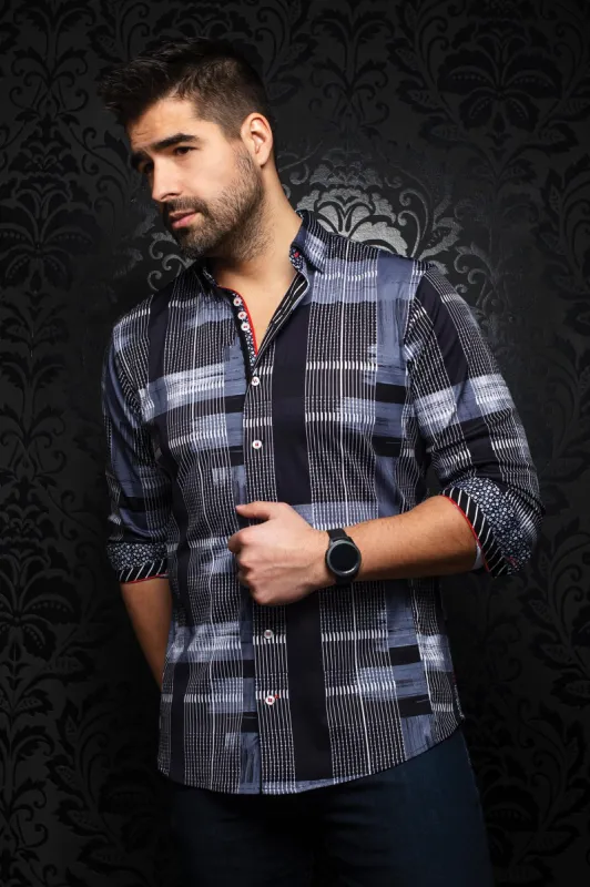 AU NOIR SHIRT- RUBICON sold by Esco Clothiers