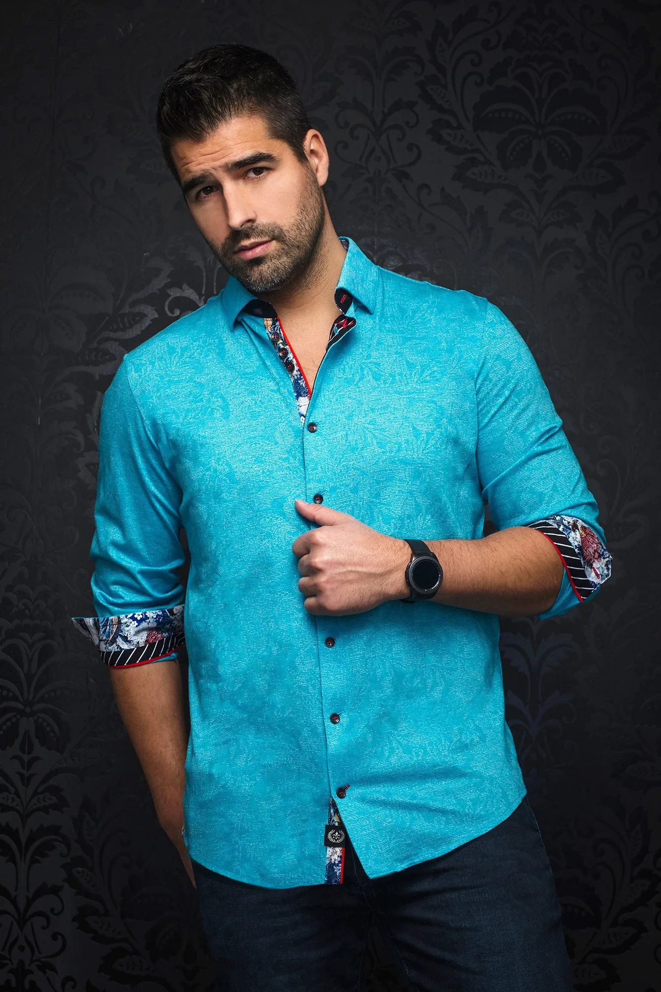 AU NOIR SHIRT- HUXLEY sold by Esco Clothiers