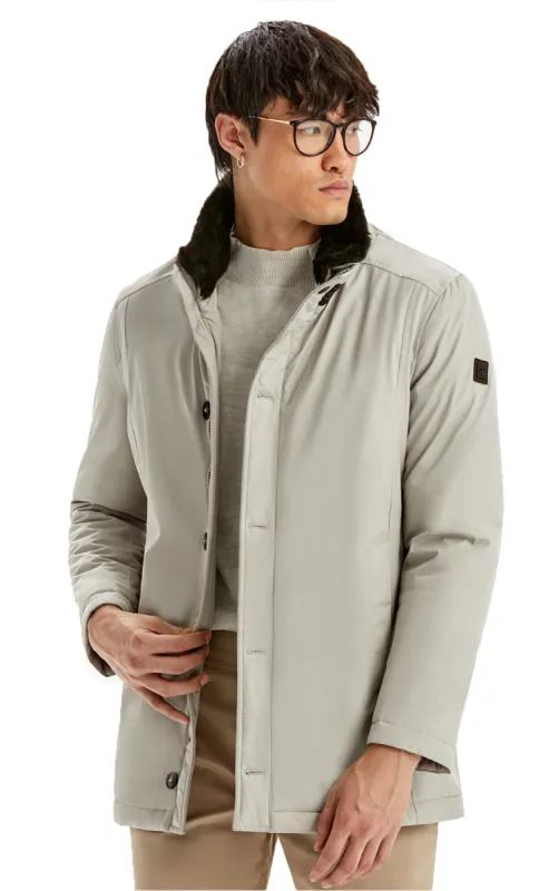 ZIVER WINTER JACKET- BEIGE sold by Esco Clothiers