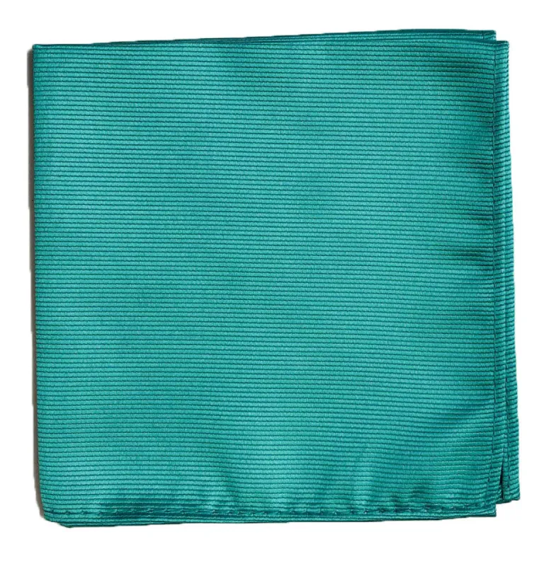 POCKET SQUARE- TURQUOISE sold by Esco Clothiers