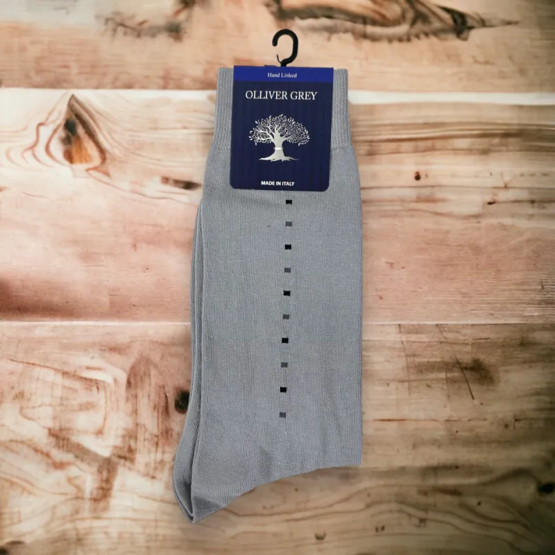 OLLIVER GREY DRESS SOCKS sold by Esco Clothiers