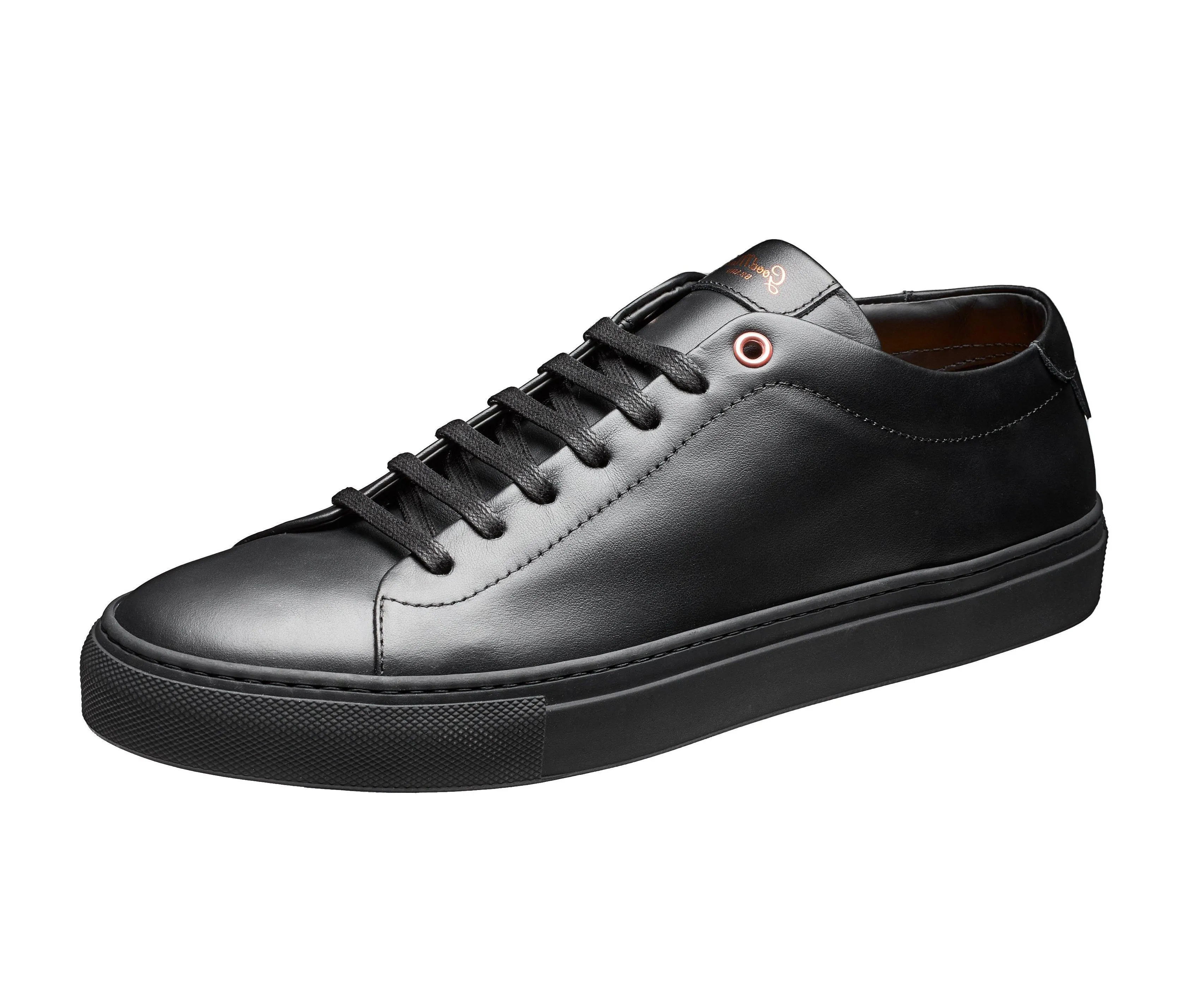 GOOD MAN BRAND SNEAKER- EDGE LEATHER BLACK sold by Esco Clothiers
