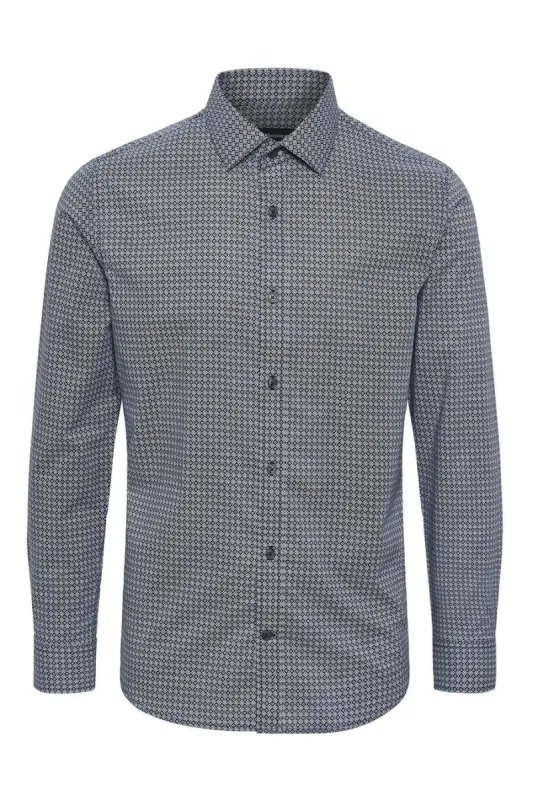 MATINIQUE SHIRT- TROSTOL B1 MINI PRINT sold by Esco Clothiers