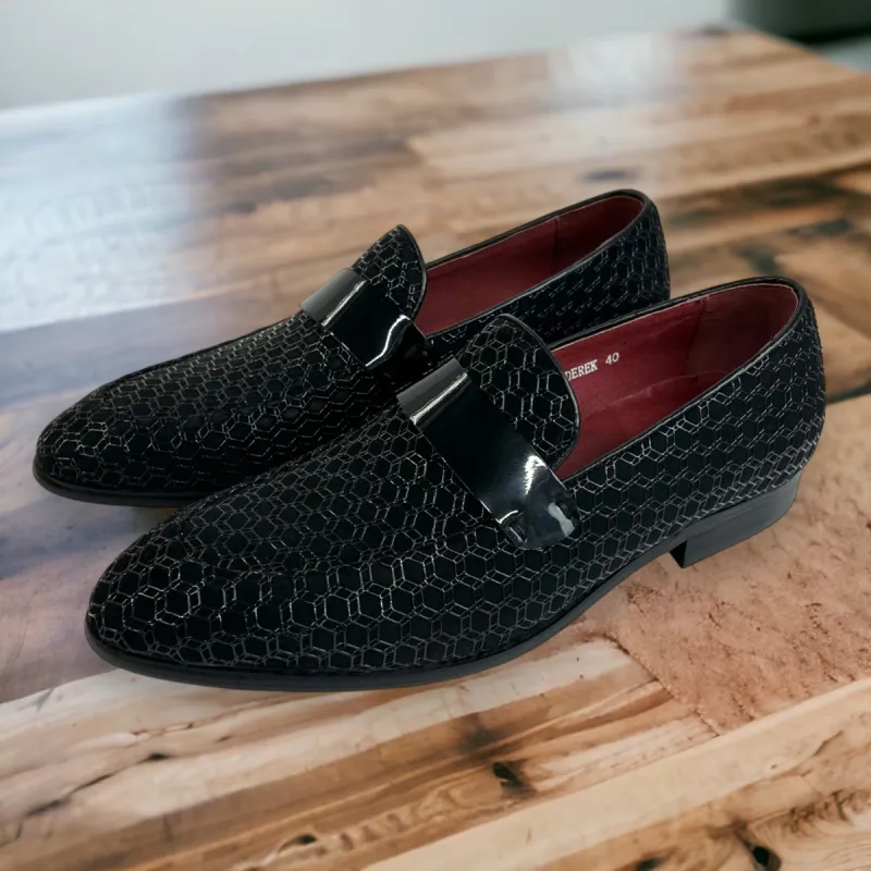 LIAM DANIEL SHOES- DEREK BLACK sold by Esco Clothiers