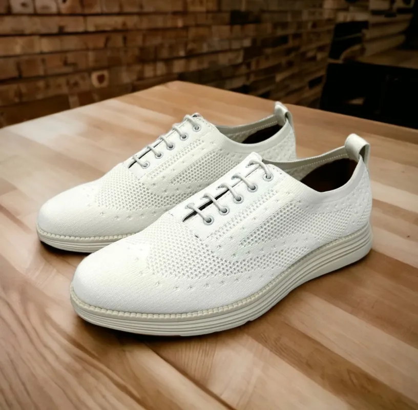 COUTURE 1910 LACED-UP SHOES- WHITE sold by Esco Clothiers