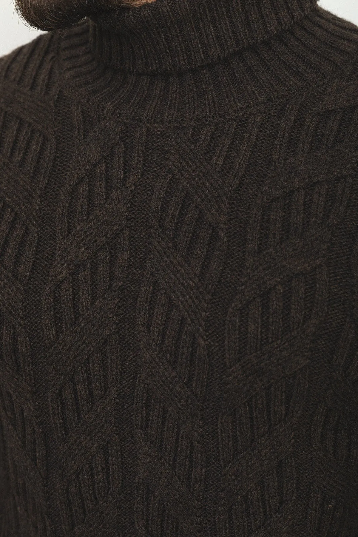MCR MEN'S WOOL SWEATER- BROWN sold by Esco Clothiers product image thumbnail 2