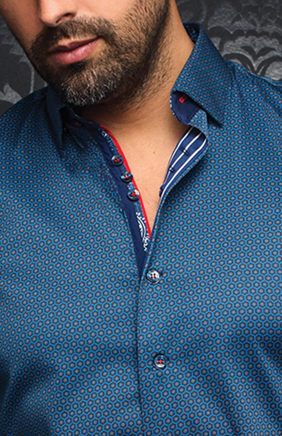 AU NOIR SHIRT | KNOX, Navy sold by Esco Clothiers product image thumbnail 2