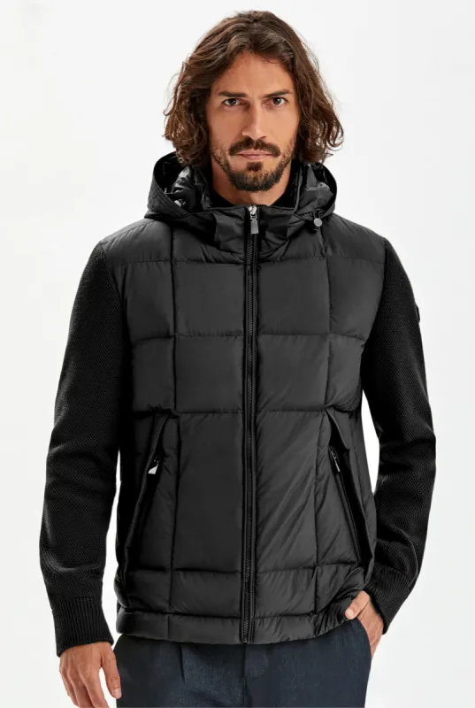 ZIVER HOODED WINTER JACKET- BLACK sold by Esco Clothiers