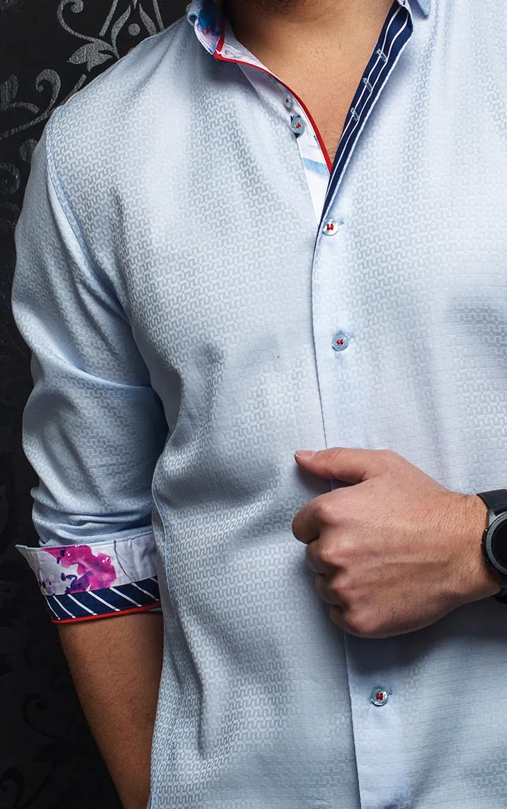 AU NOIR SHIRT- CAREY LIGHT BLUE sold by Esco Clothiers product image thumbnail 2