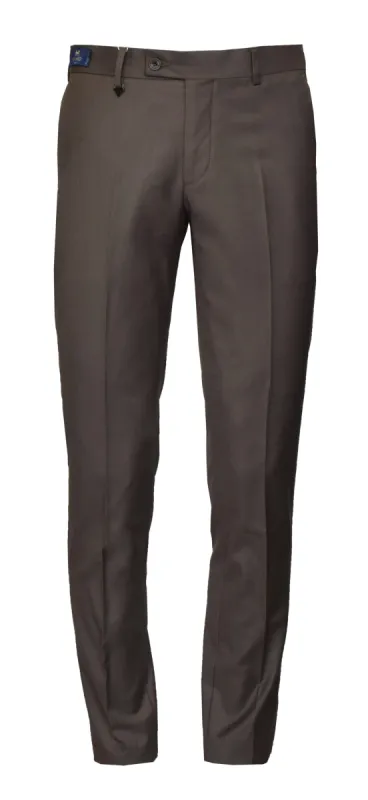 MANSO DRESS PANTS- BROWN sold by Esco Clothiers