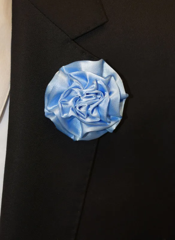 IKE BEHAR FLOWER PIN- BLUE sold by Esco Clothiers