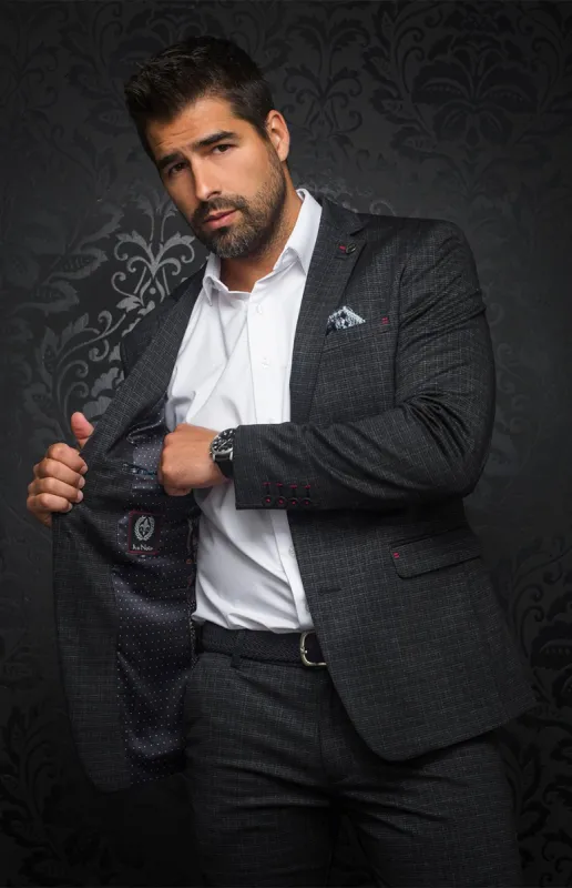 AU NOIR BLAZER | Holland, black sold by Esco Clothiers