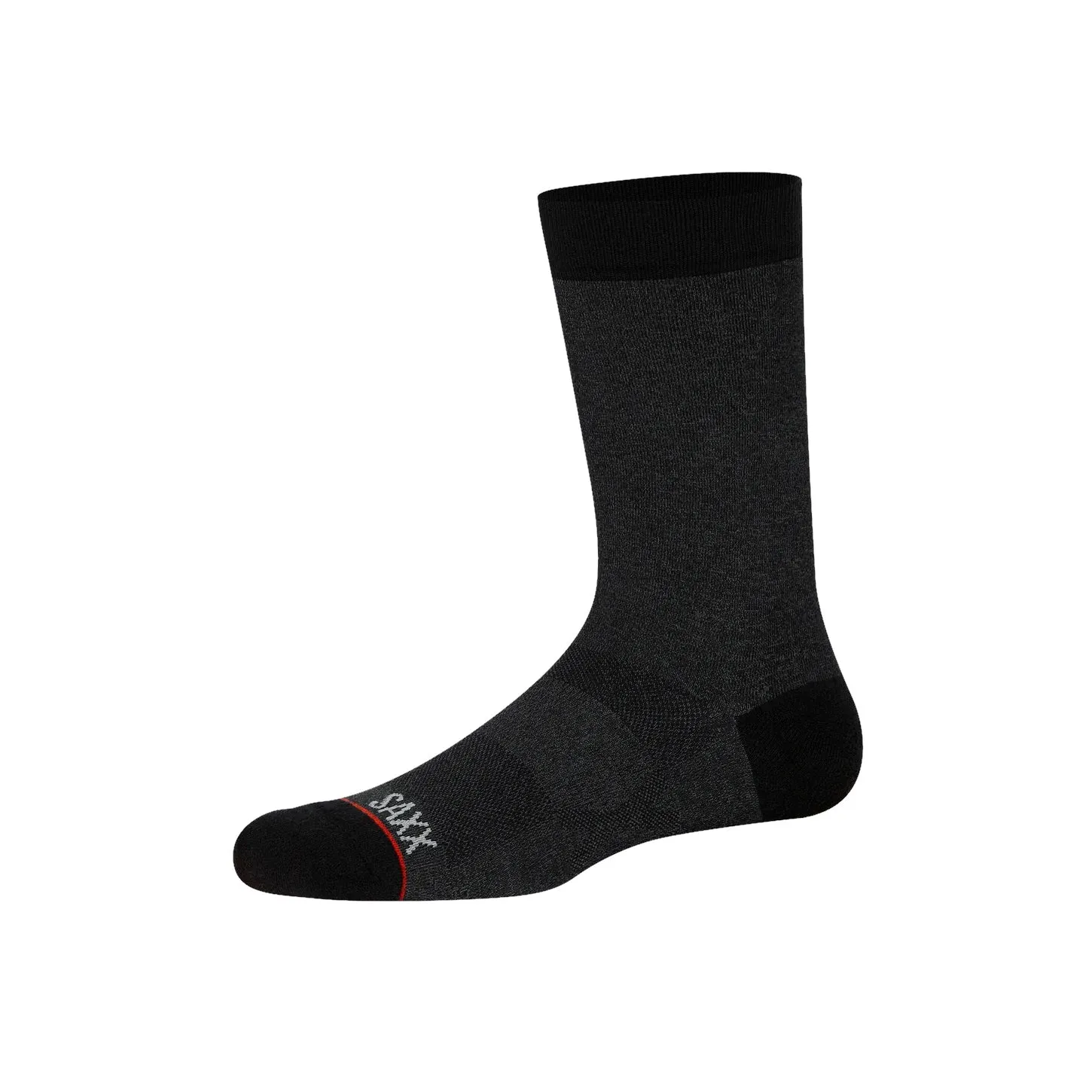 SAXX CREW SOCKS- BLACK HEATHER sold by Esco Clothiers product image thumbnail 2