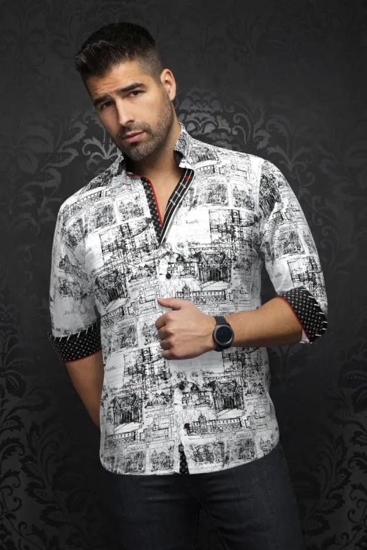 AU NOIR SHIRT- FLORENSIO sold by Esco Clothiers