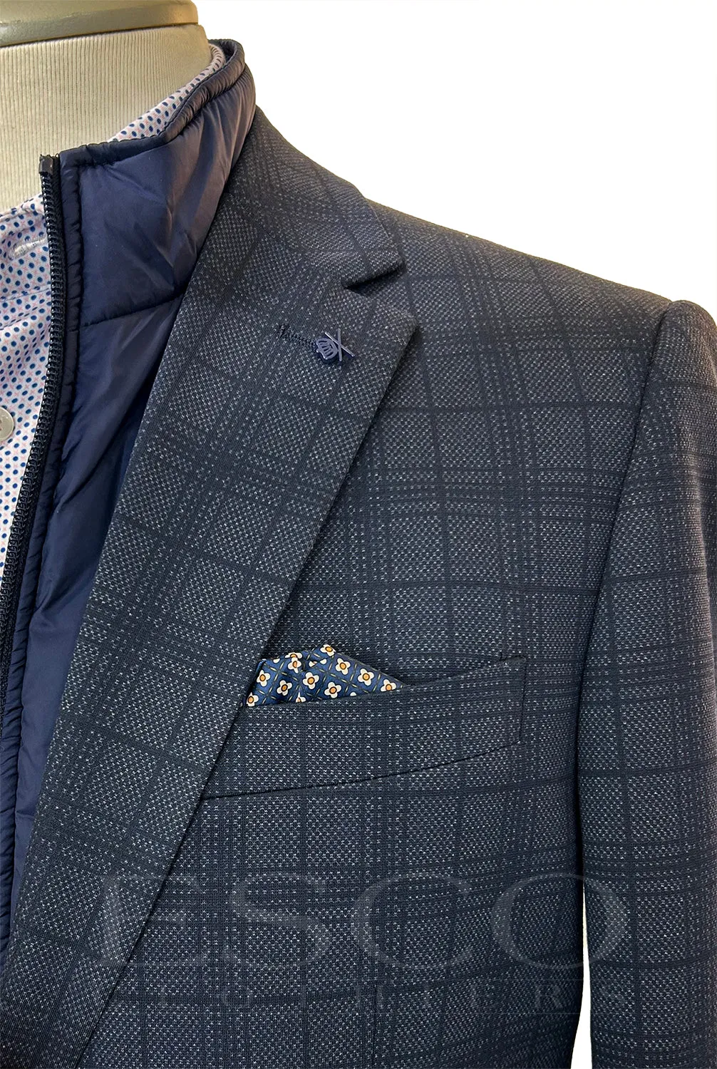 SOUL OF LONDON REMOVABLE BIB JACKET sold by Esco Clothiers product image thumbnail 2