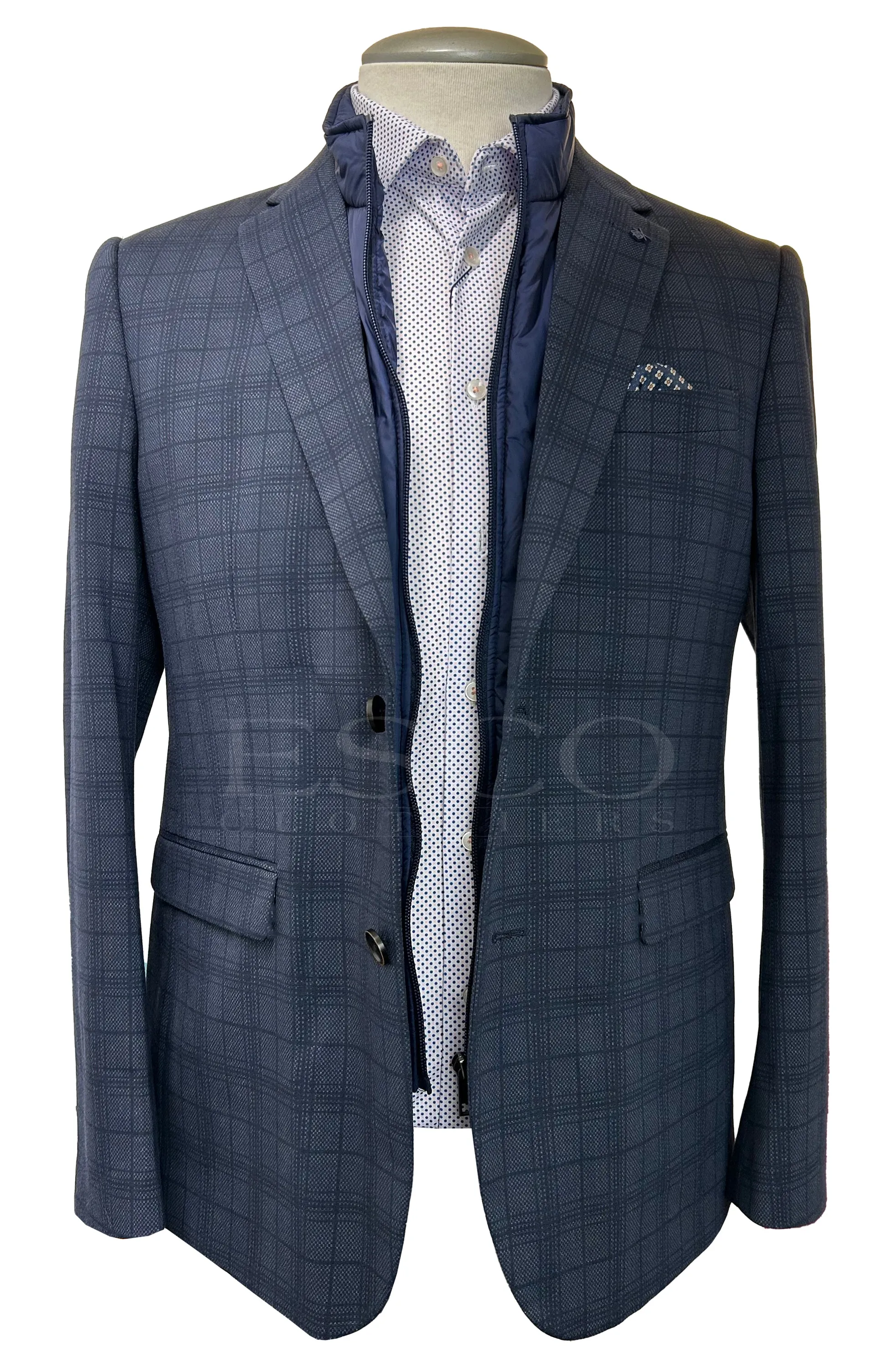 SOUL OF LONDON REMOVABLE BIB JACKET sold by Esco Clothiers product image thumbnail 3