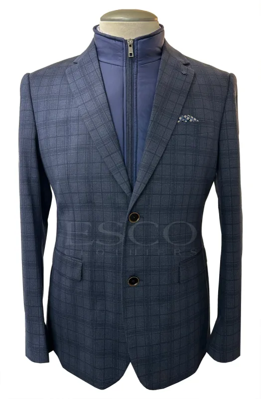 SOUL OF LONDON REMOVABLE BIB JACKET sold by Esco Clothiers