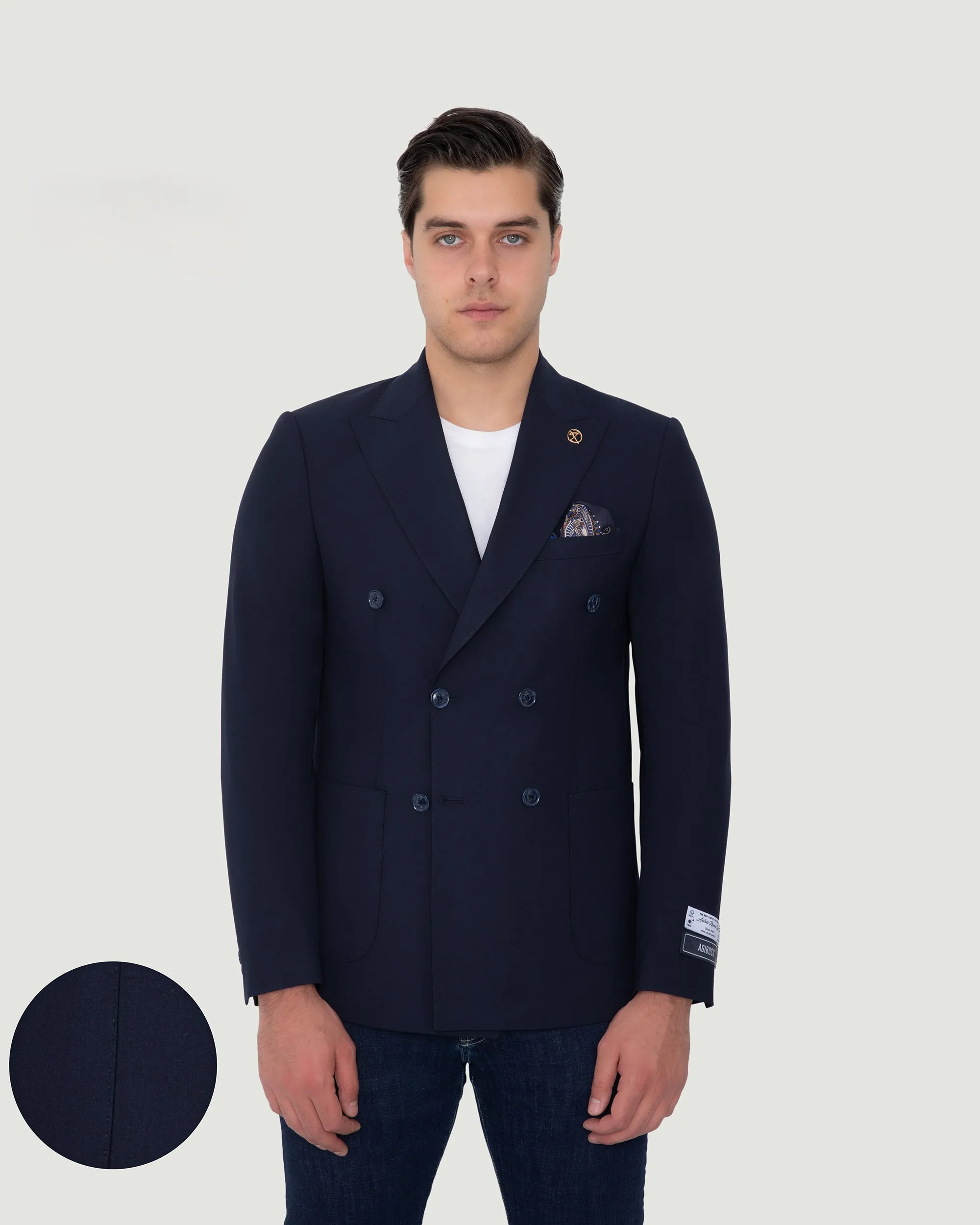 AGIBOSS SPORT JACKET- DOUBLE BREASTED sold by Esco Clothiers