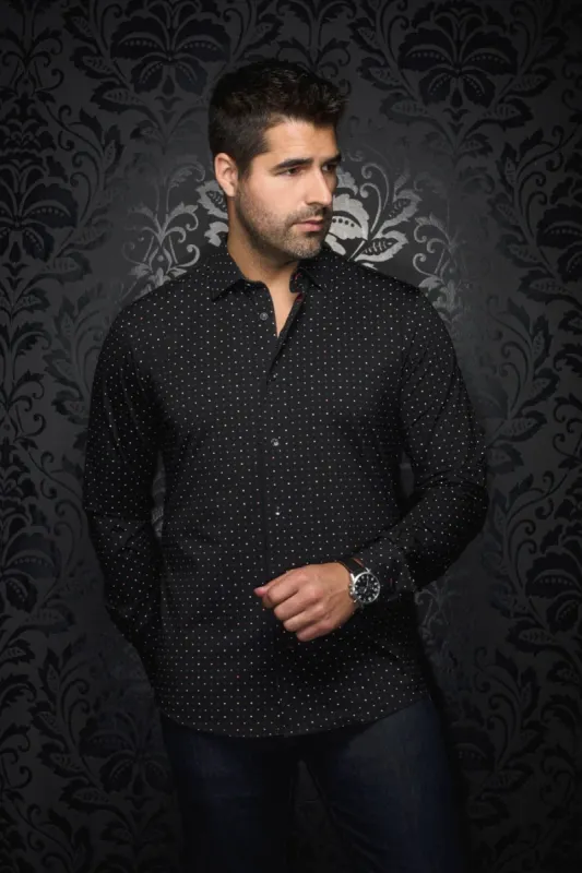 AU NOIR SHIRT- ALEXANDER SQRX sold by Esco Clothiers