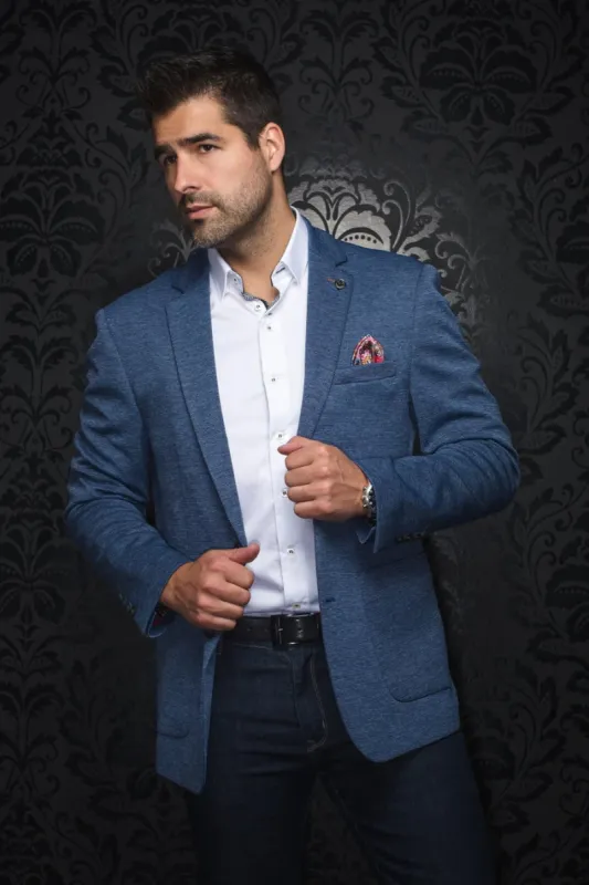AU NOIR BLAZER- DELON Denim sold by Esco Clothiers