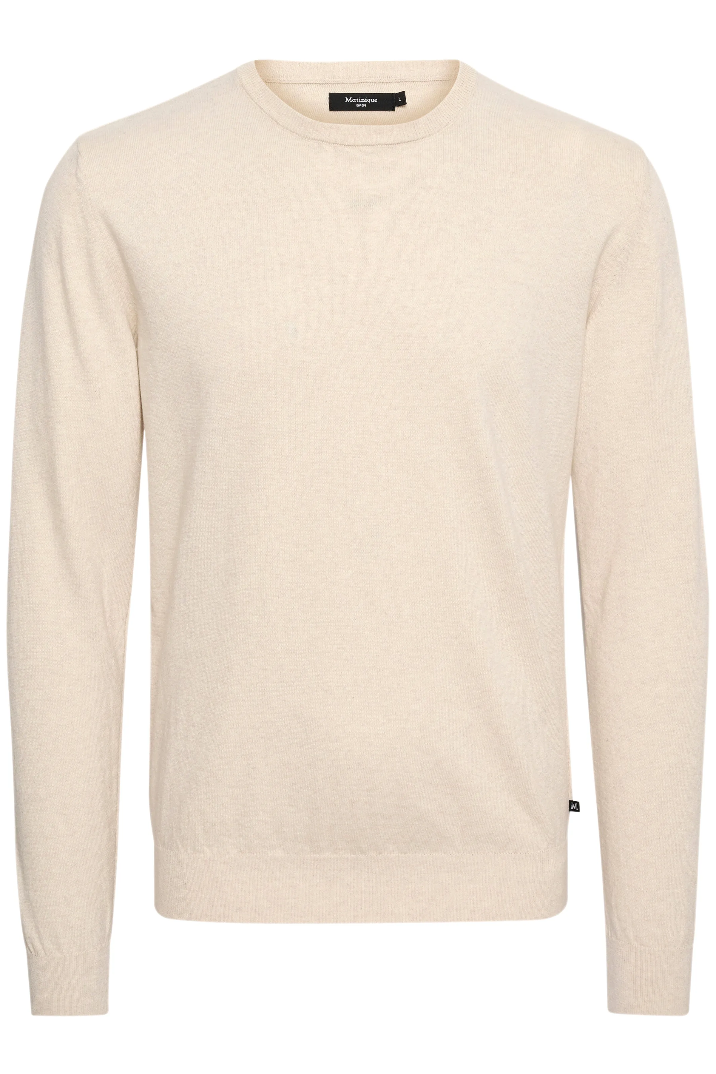MATINIQUE MAJONES PULLOVER- OYSTER GREY MELANGE sold by Esco Clothiers product image thumbnail 4
