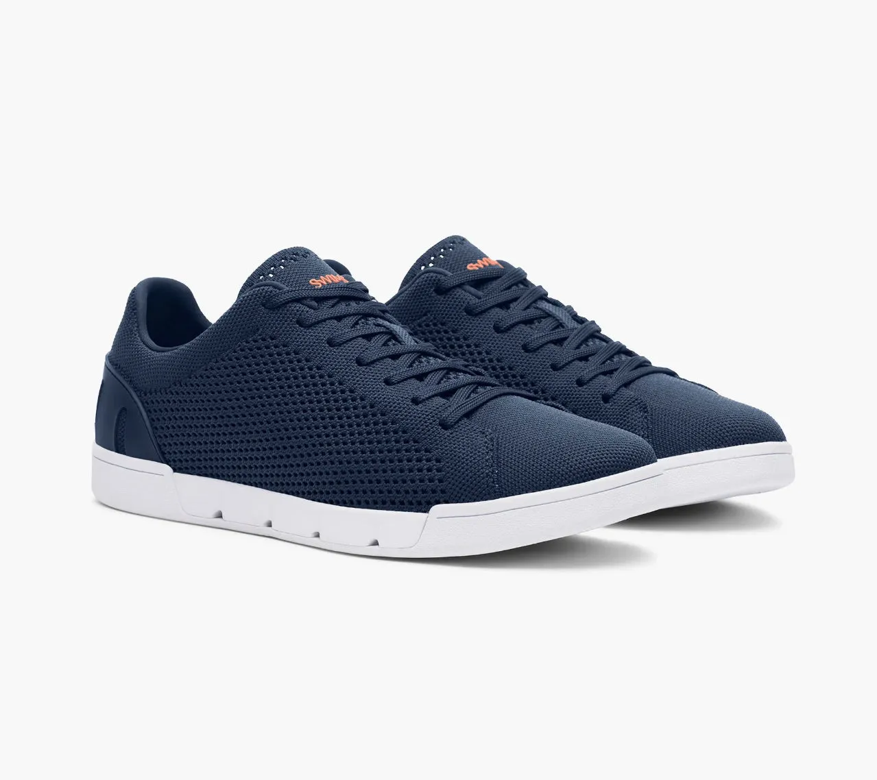 SWIMS BREEZE TENNIS KNIT SNEAKER- NAVY/WHITE sold by Esco Clothiers product image thumbnail 2