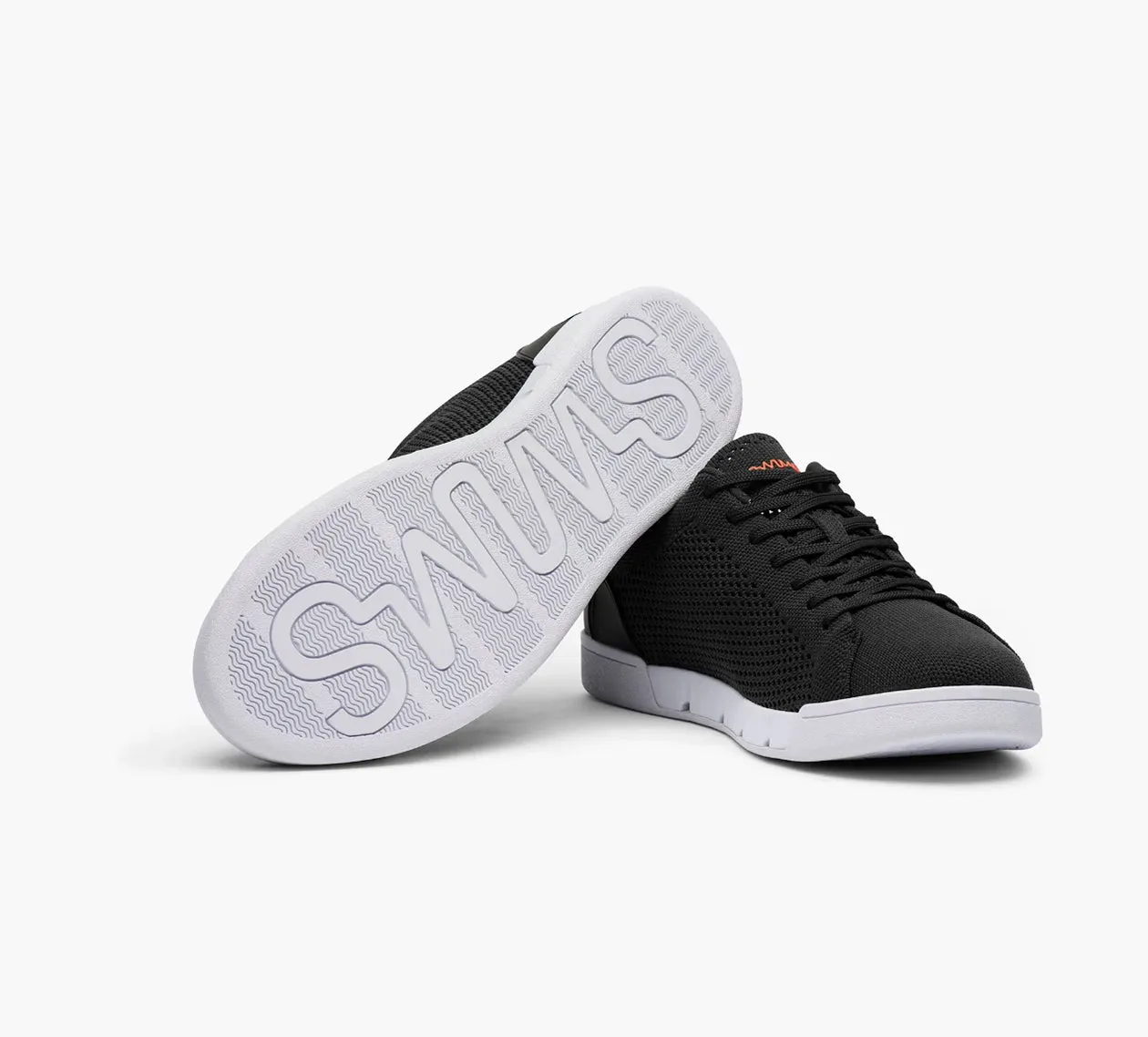 SWIMS BREEZE TENNIS KNIT SNEAKER- BLACK/WHITE sold by Esco Clothiers product image thumbnail 4