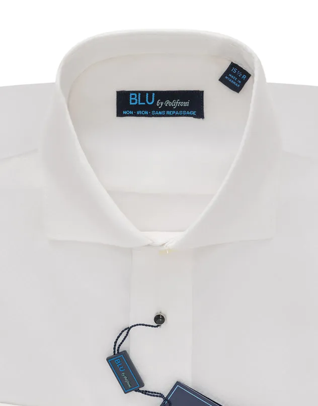 BLU TUXEDO SHIRT- White sold by Esco Clothiers product image thumbnail 3