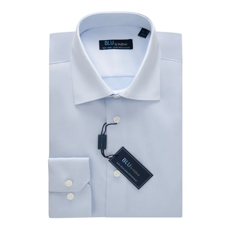 BLU DRESS SHIRT- TALL Light Blue sold by Esco Clothiers