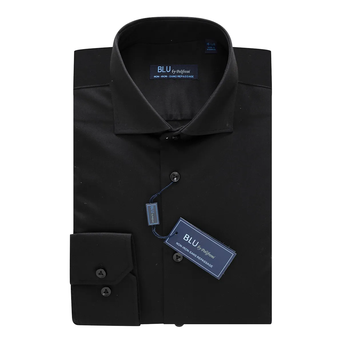 BLU DRESS SHIRT- TALL Black sold by Esco Clothiers