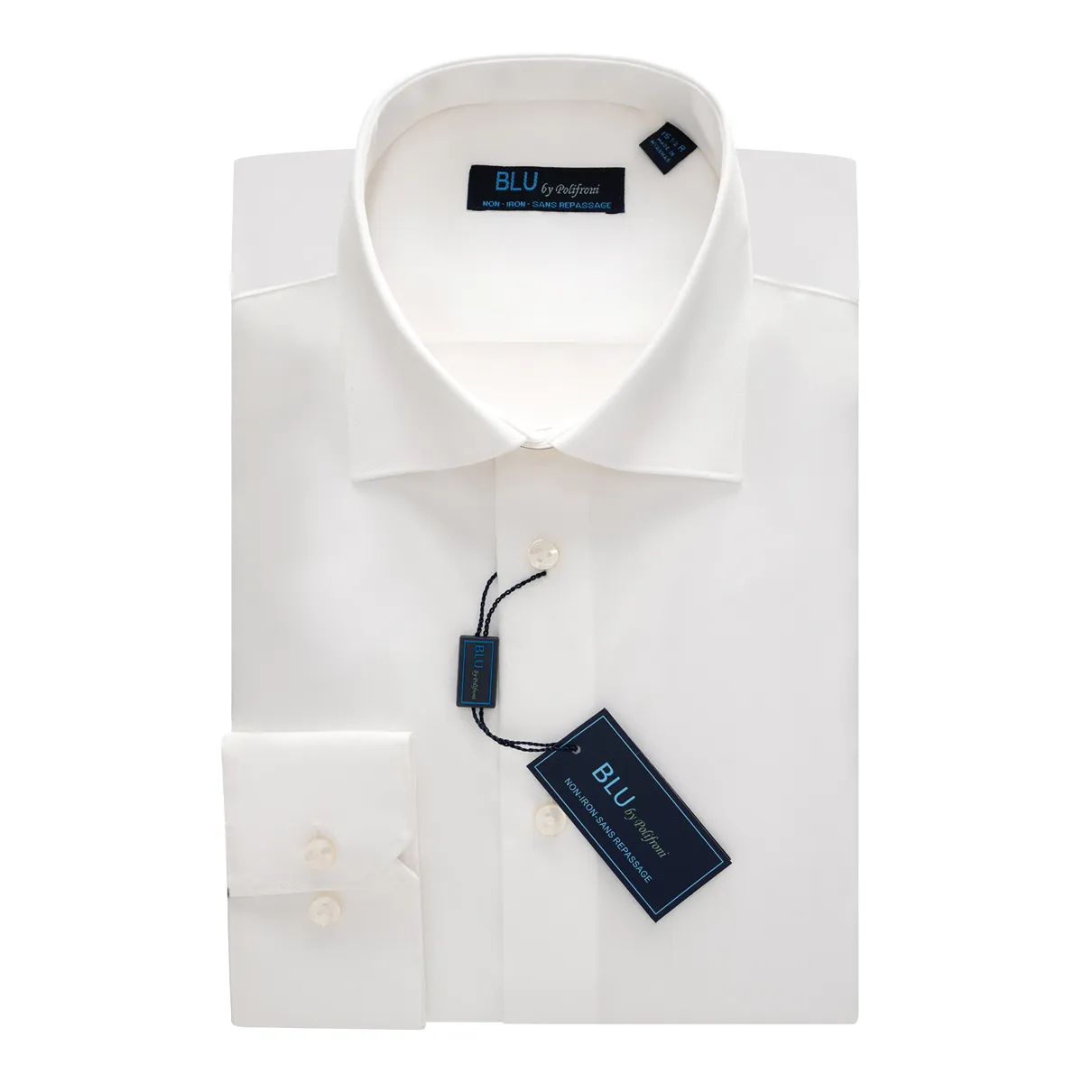BLU DRESS SHIRT- White sold by Esco Clothiers