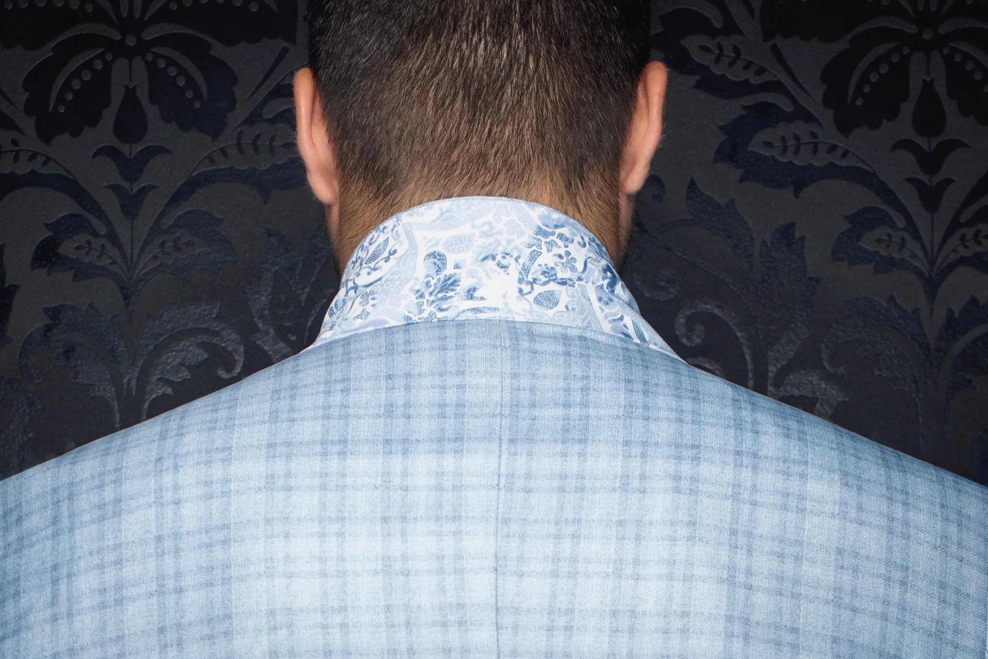 AU NOIR BLAZER- HANKS Lt. Blue sold by Esco Clothiers product image thumbnail 3