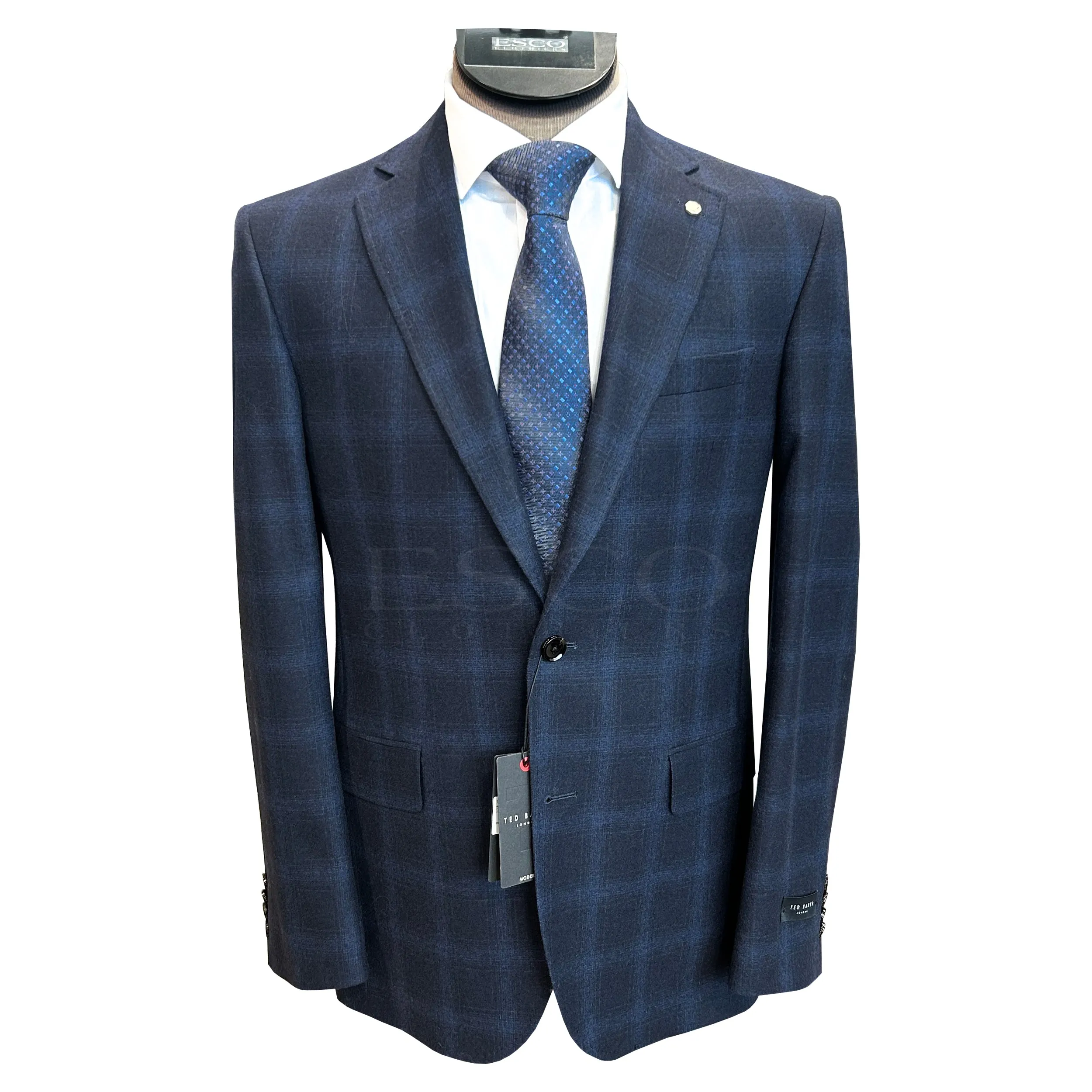 TED BAKER LONDON BLAZER- Dark Blue sold by Esco Clothiers