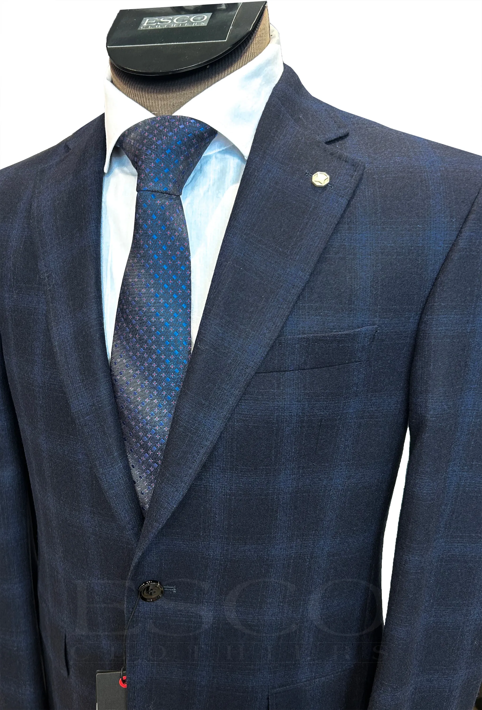 TED BAKER LONDON BLAZER- Dark Blue sold by Esco Clothiers product image thumbnail 2
