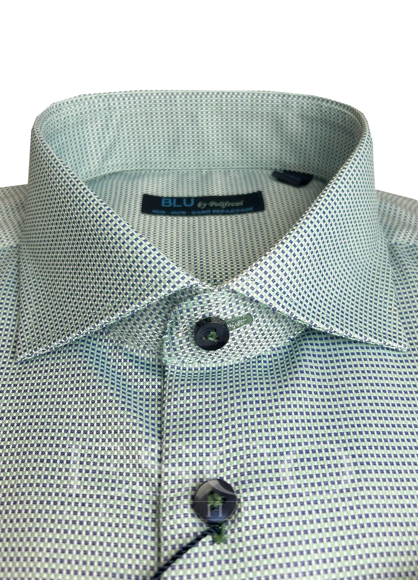 BLU DRESS SHIRT- Green sold by Esco Clothiers product image thumbnail 2