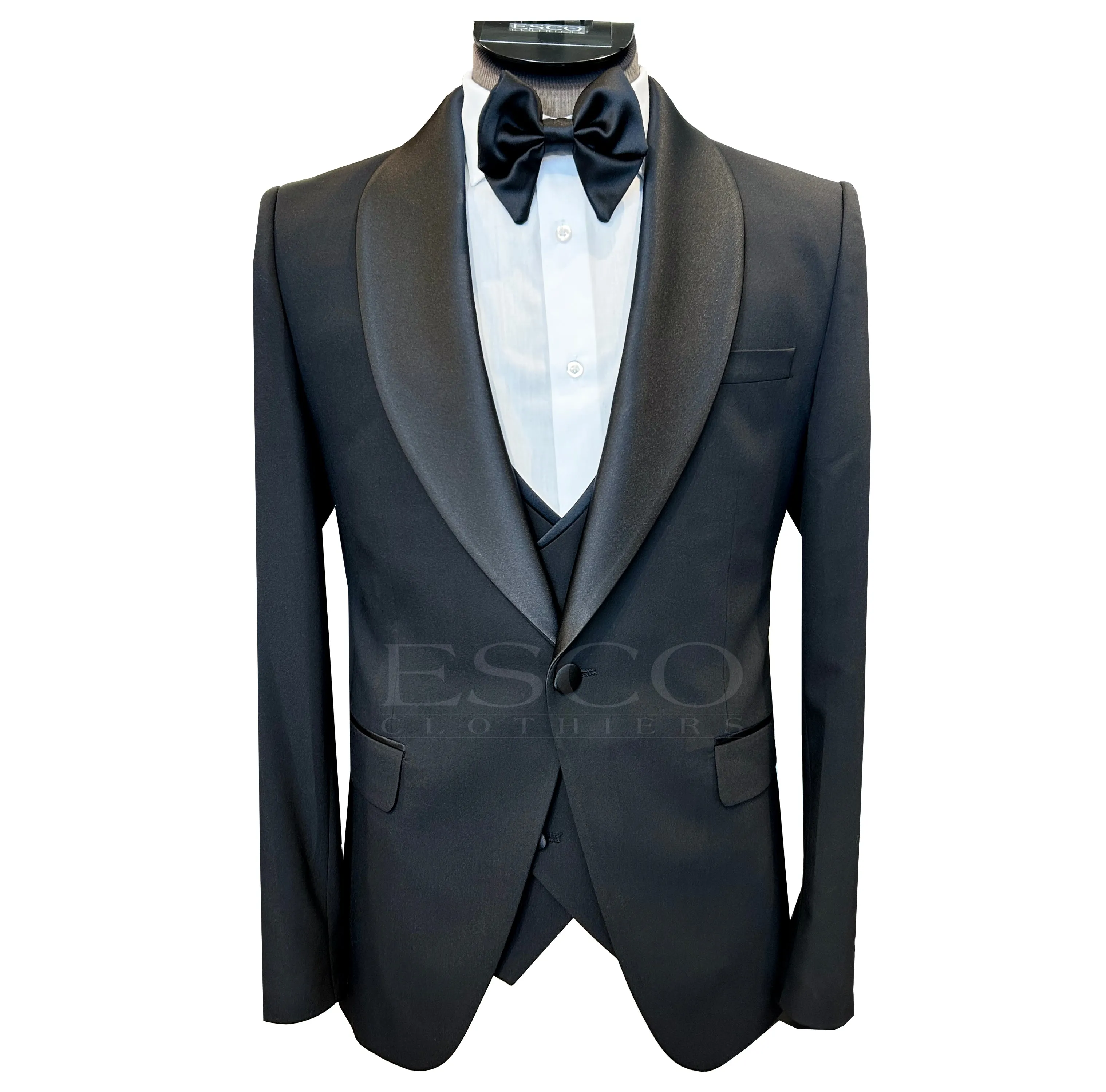 LIAM DANIEL 3-PIECE TUXEDO- Black sold by Esco Clothiers product image thumbnail 2