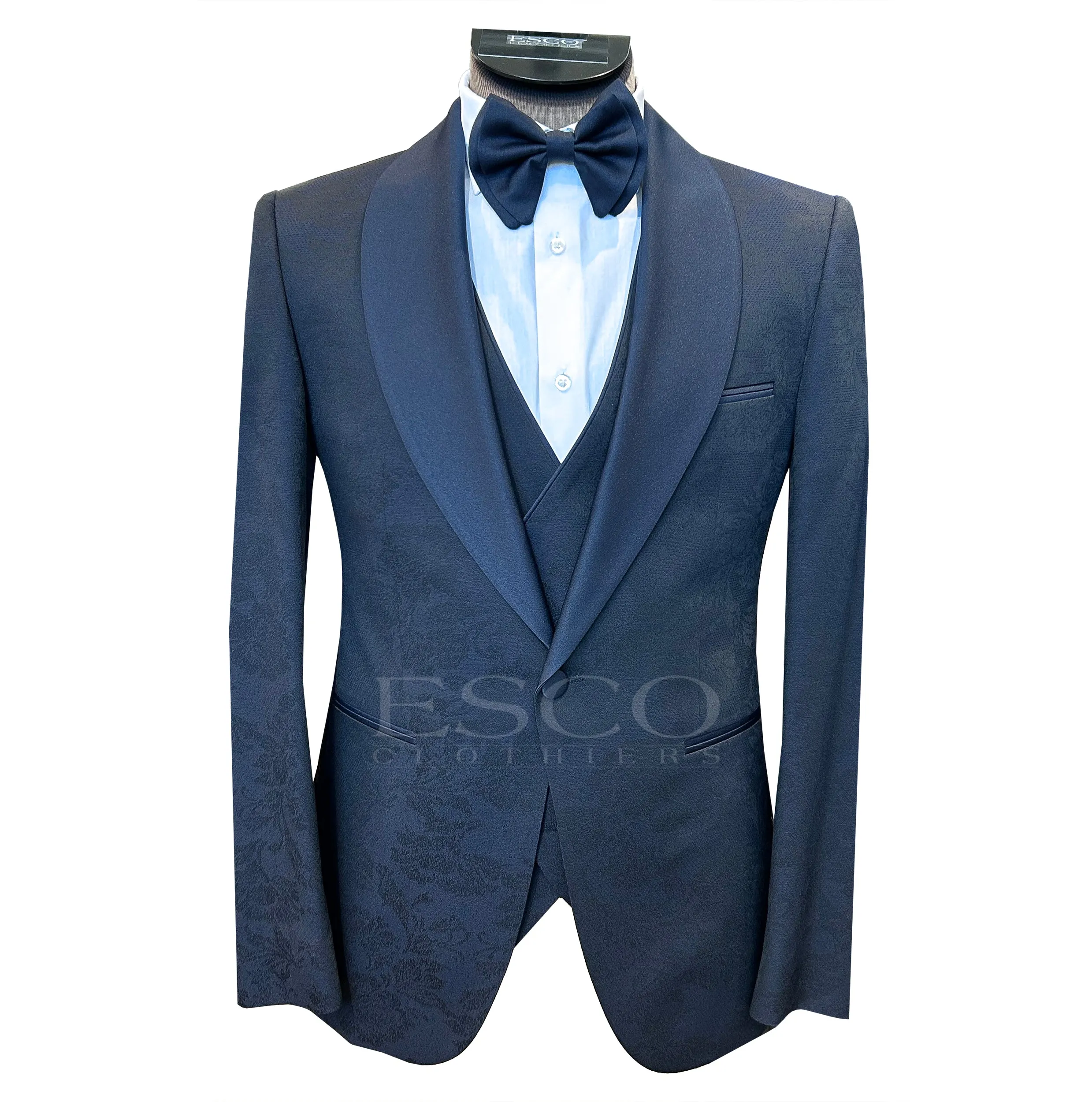 LIAM DANIEL 3-PIECE TUXEDO- Navy sold by Esco Clothiers product image thumbnail 2