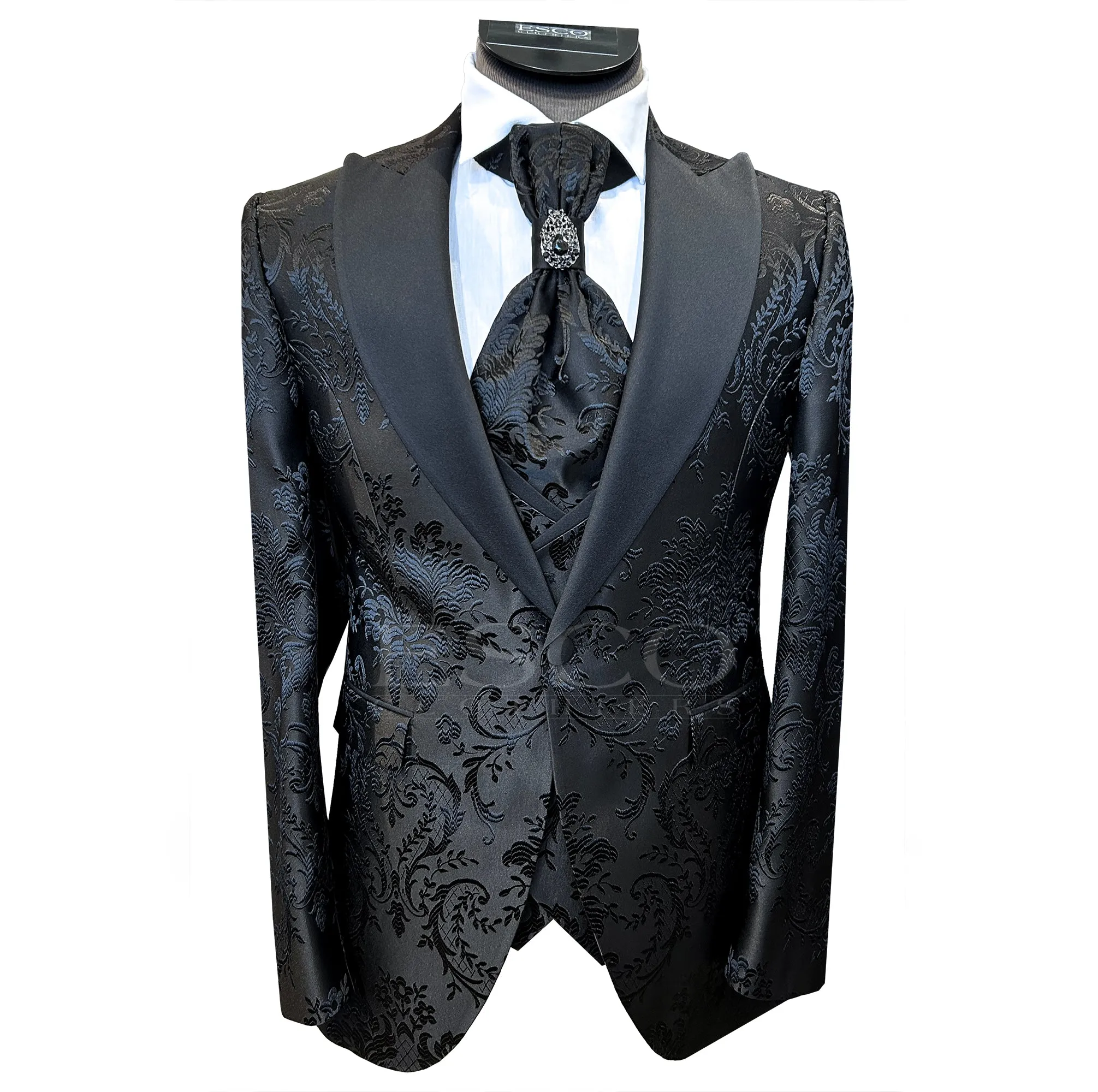 LIAM DANIEL 3-PIECE TUXEDO- Black sold by Esco Clothiers product image thumbnail 2