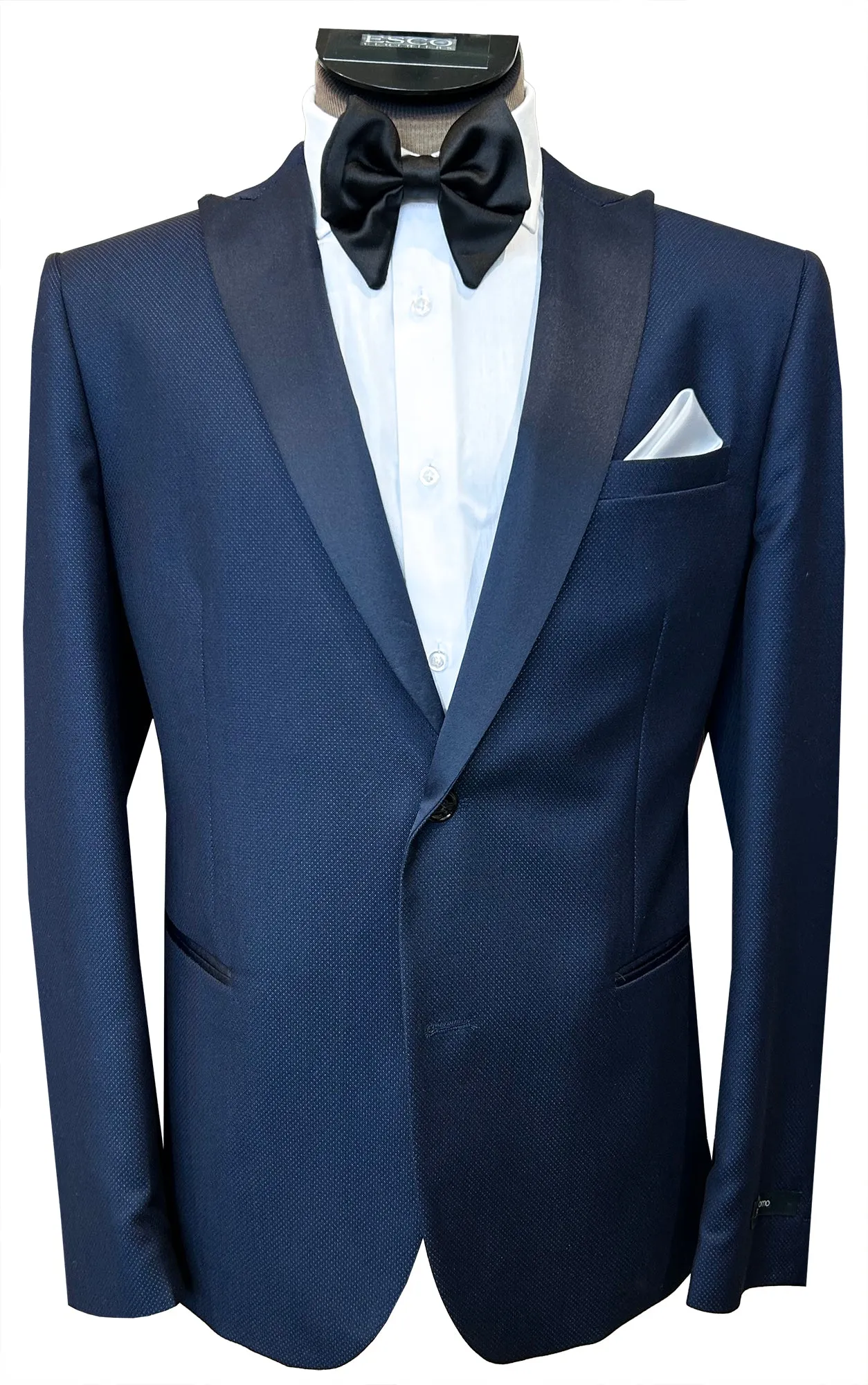 BOSCO UOMO 2-PIECE TUXEDO- Mid Blue sold by Esco Clothiers product image thumbnail 2