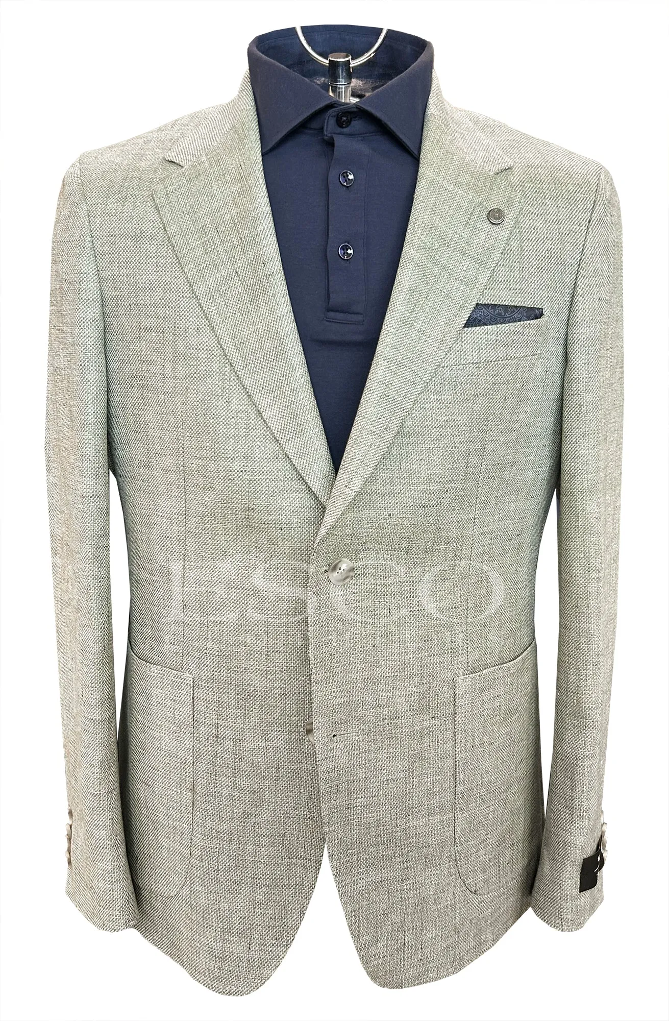 HORST LINEN JACKET- Pistachio sold by Esco Clothiers product image thumbnail 2