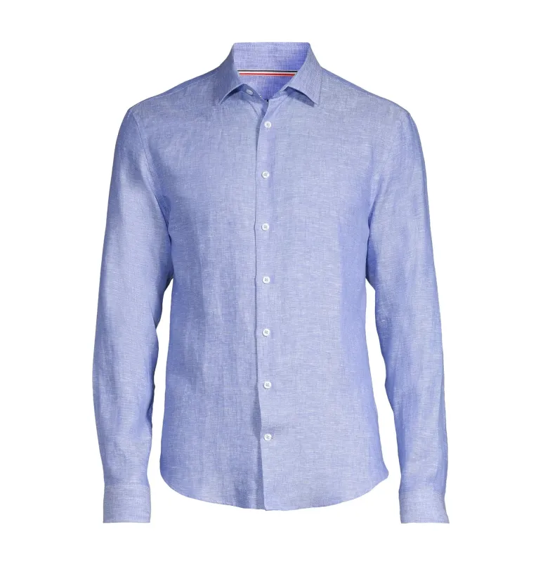 SOUL OF LONDON SPORT SHIRT- Blue sold by Esco Clothiers