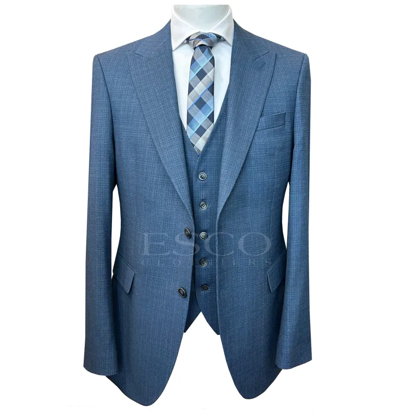 LIAM DANIEL 3 PIECE SUIT- Blue sold by Esco Clothiers