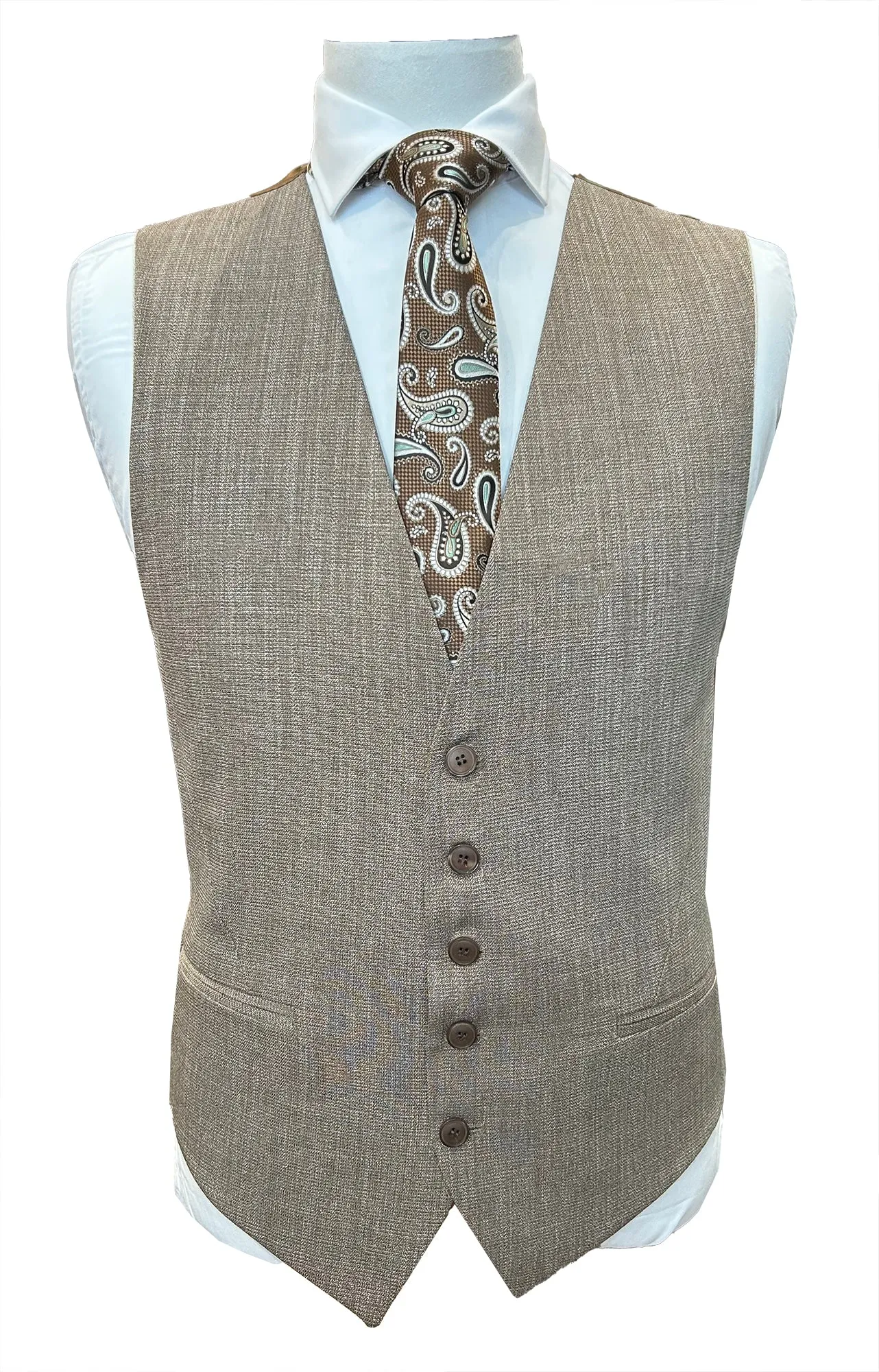 LIAM DANIEL 3 PIECE SUIT- Beige sold by Esco Clothiers product image thumbnail 4