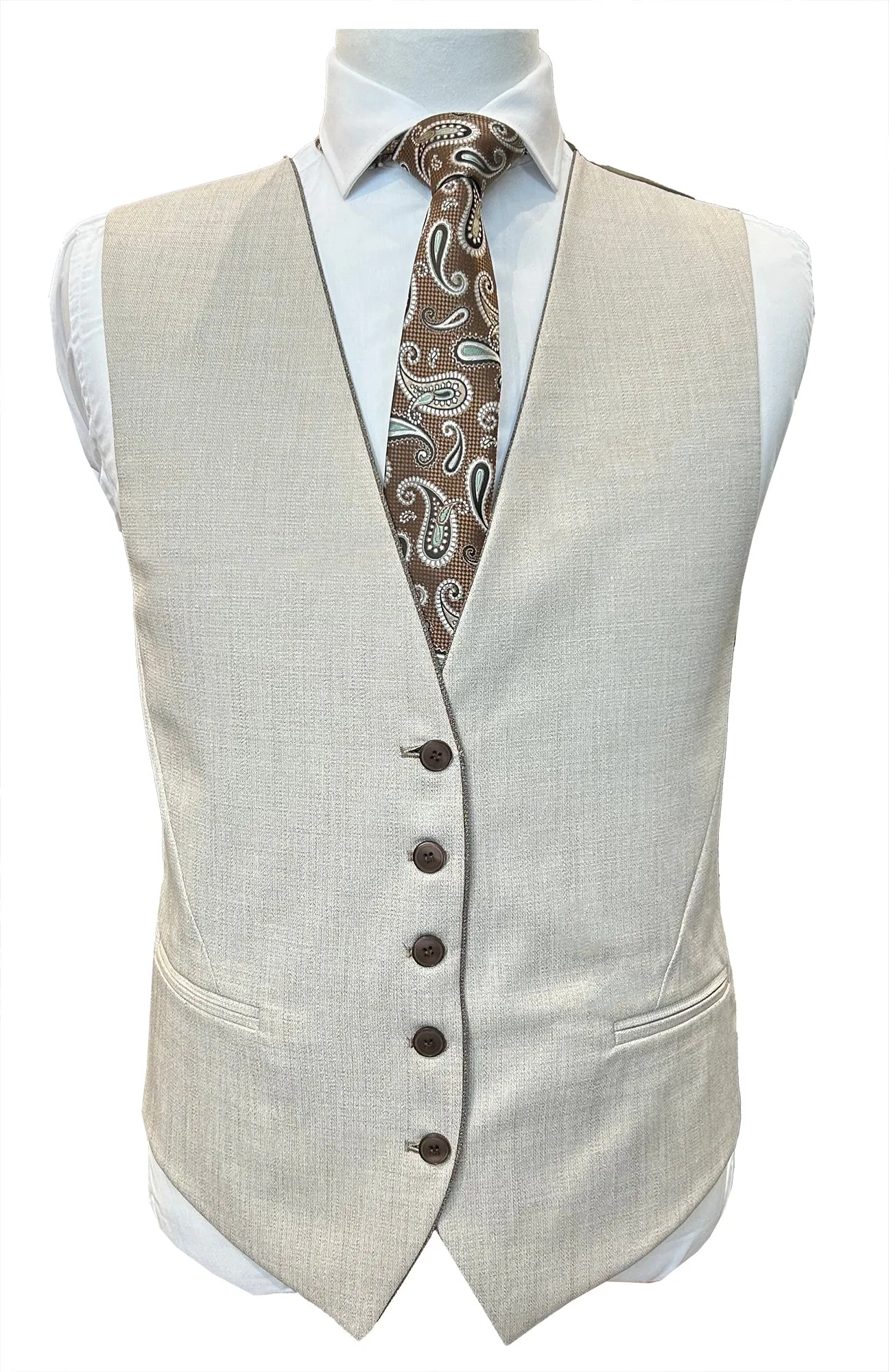LIAM DANIEL 3 PIECE SUIT- Beige sold by Esco Clothiers product image thumbnail 5