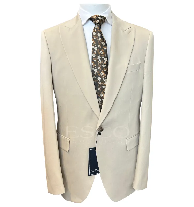 LIAM DANIEL 2 PIECE SUIT - Beige sold by Esco Clothiers