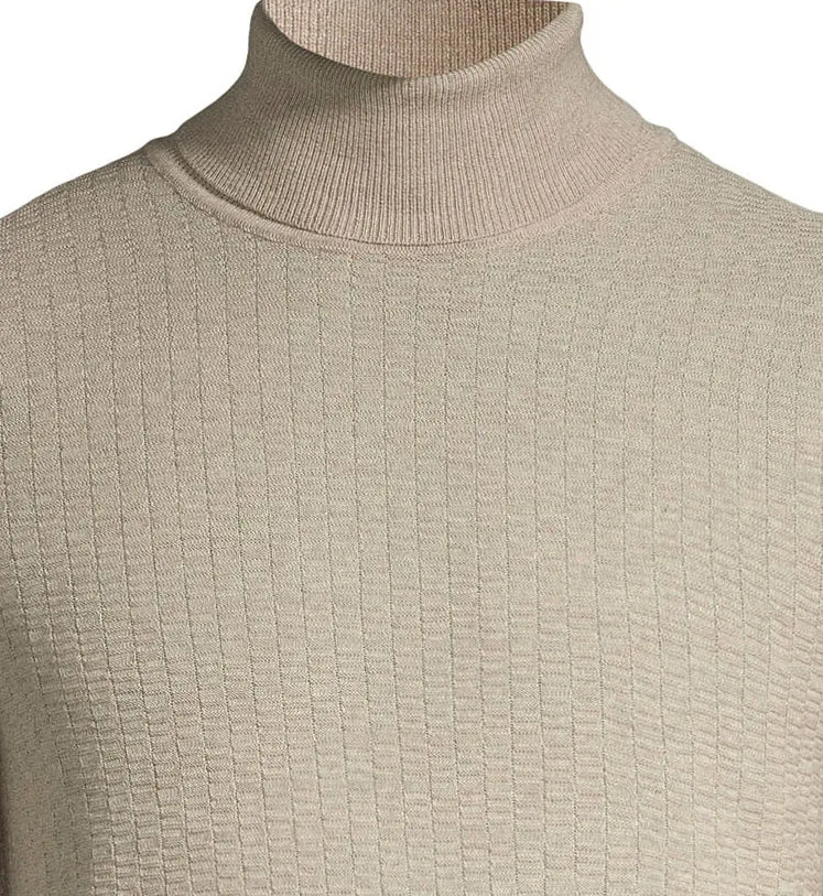HORST TURTLENECK SWEATER- Oatmeal sold by Esco Clothiers product image thumbnail 2