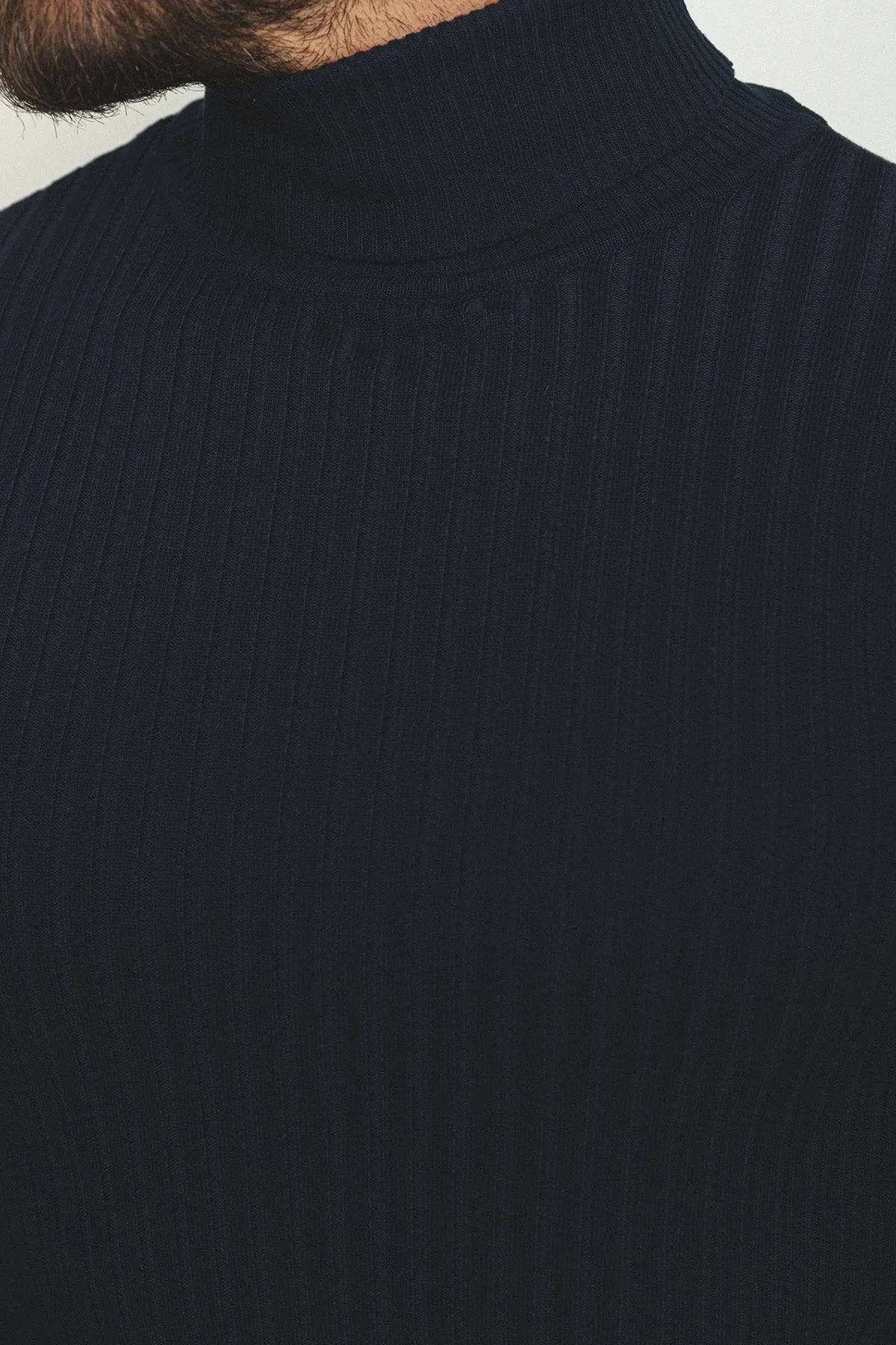 MCR MEN'S TURTLENECK SWEATER- Dark Blue sold by Esco Clothiers product image thumbnail 4
